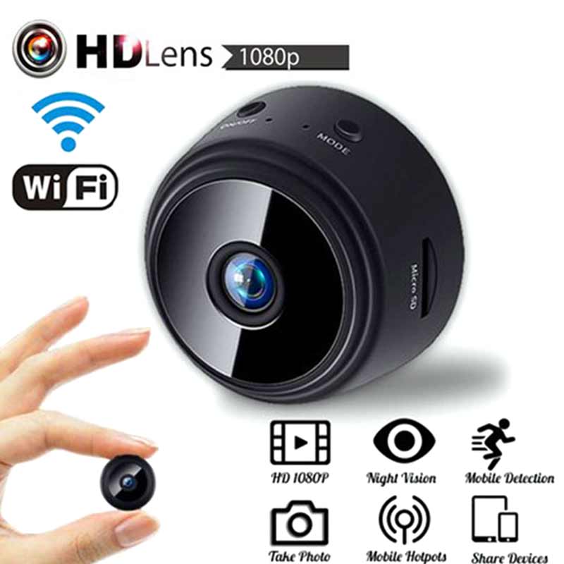 Speed-X A9 1080p Hd 2mp Magnetic Wifi Mini Camera With V380 App